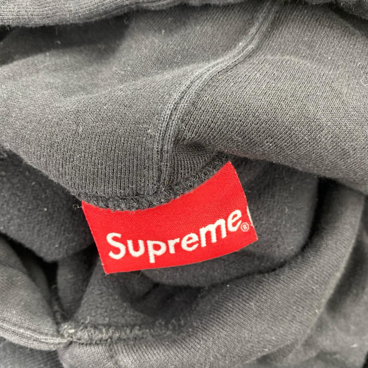 パーカー CUTOUT LETTERS HOODED SWEATSHIRT M ブラック