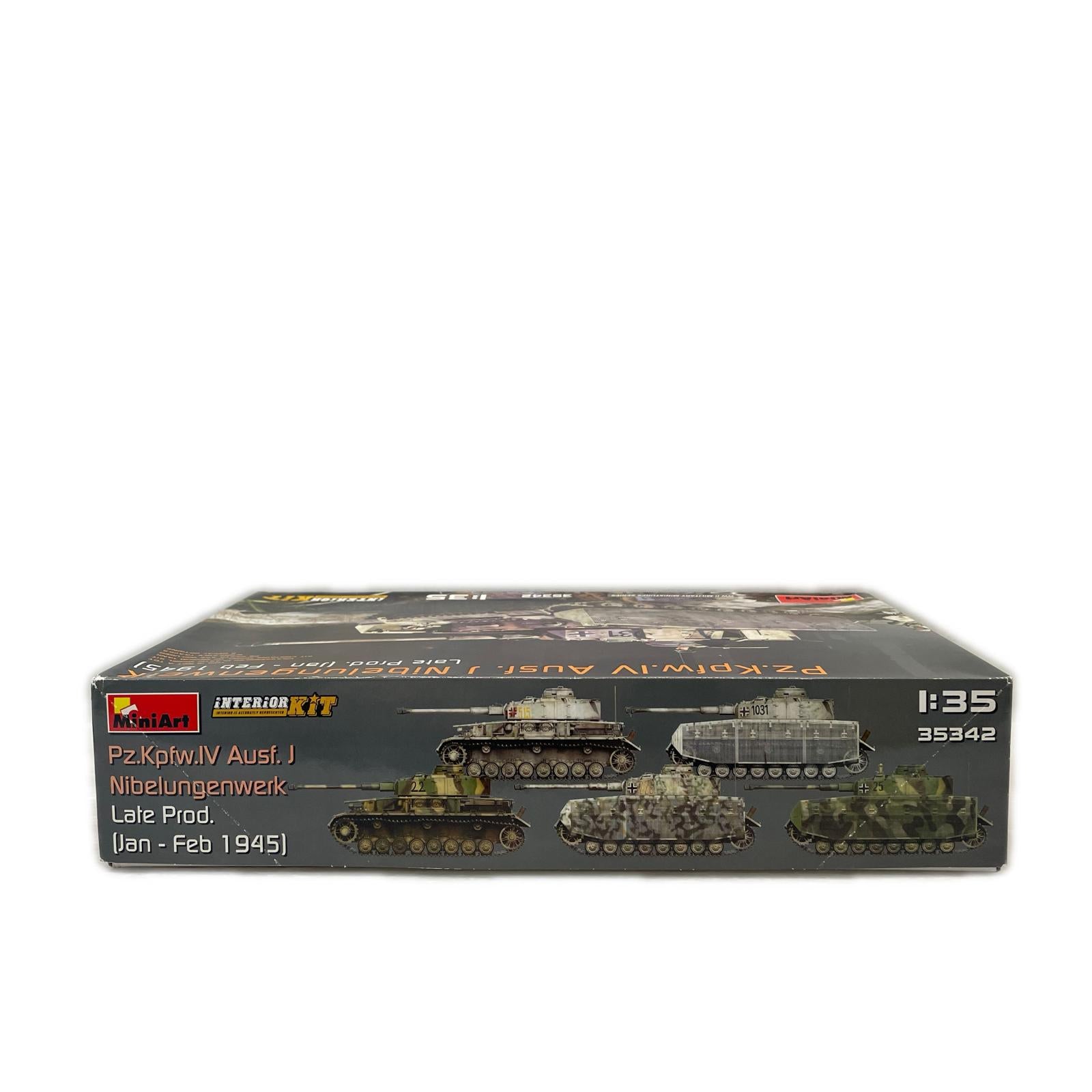 1/35 IV号戦車J型ニーベルンゲン工場製 後期型 ドイツ軍 Ⅳ号戦車 J型ニーベルンゲン工場製 後期型 Mini Art ミリタリープラモ