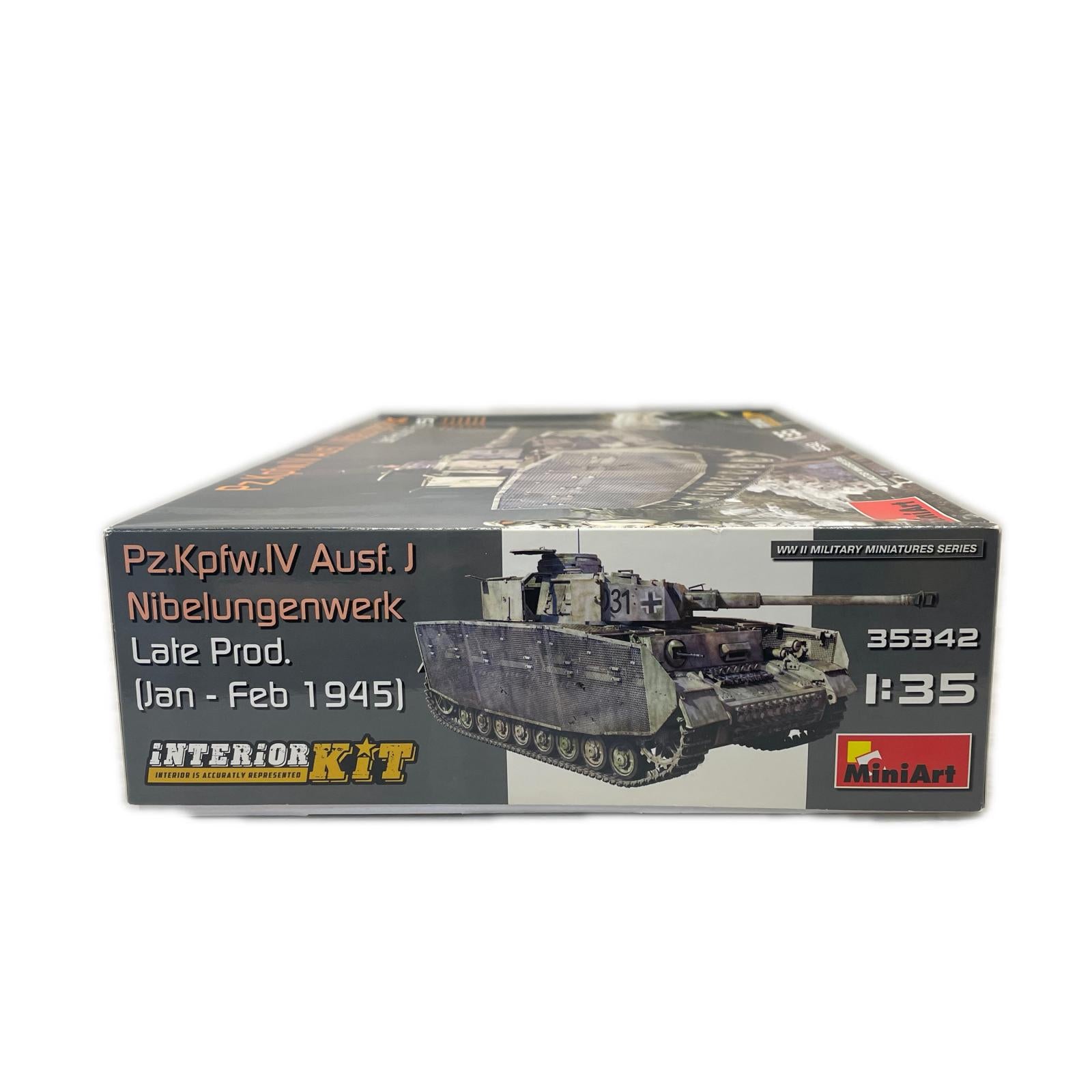 1/35 IV号戦車J型ニーベルンゲン工場製 後期型 ドイツ軍 Ⅳ号戦車 J型ニーベルンゲン工場製 後期型 Mini Art ミリタリープラモ