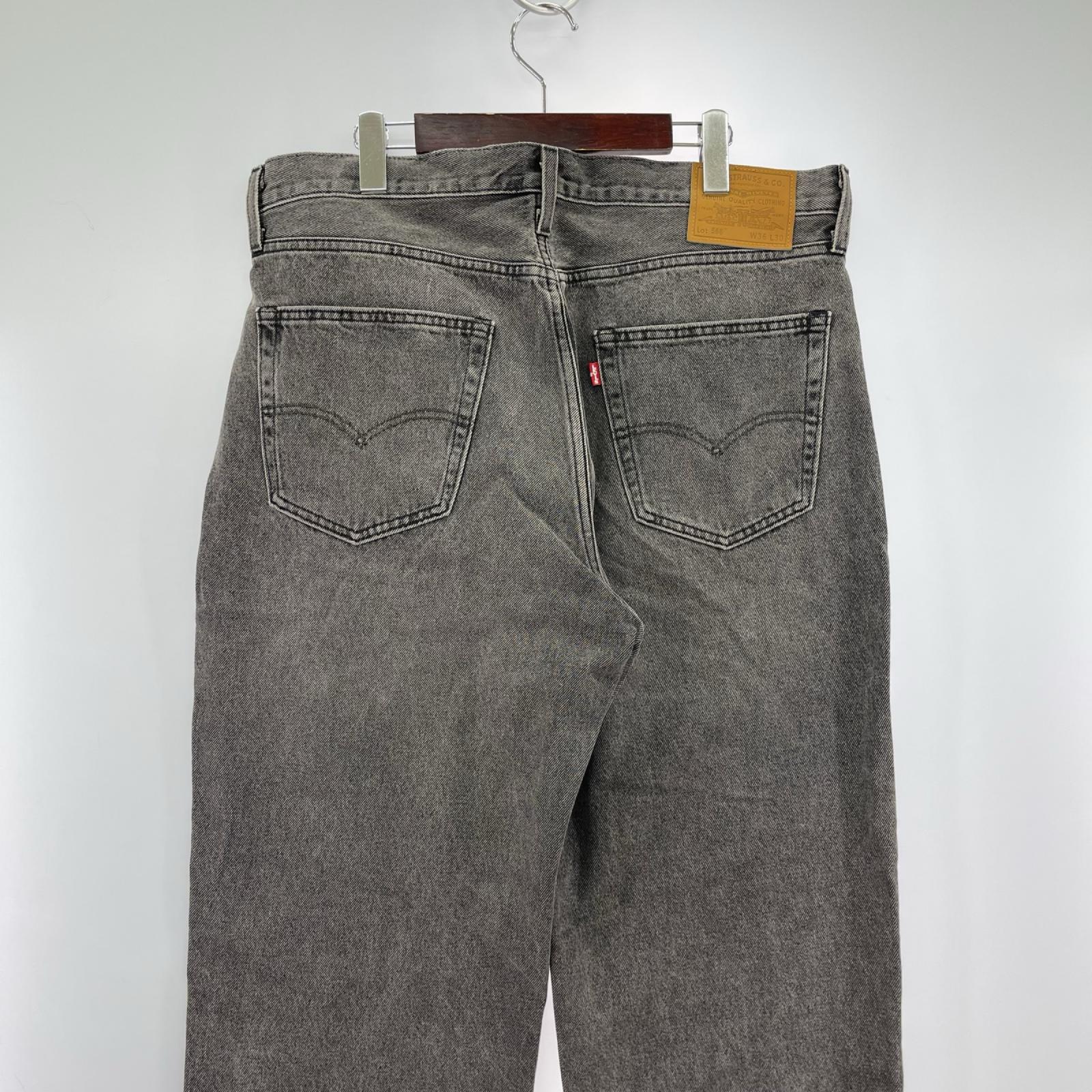 デニムパンツ Levi's PREMIUM 568 後染めブラック 36 ブラック