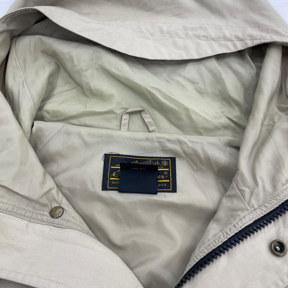 マウンテンパーカー グレー M M ベージュ