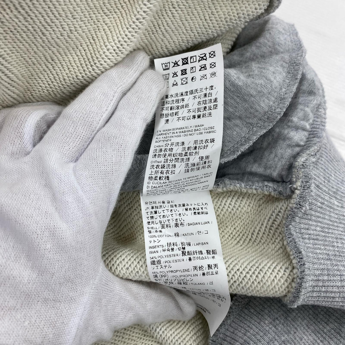 パーカー × ANREALAGE GRY M M グレー