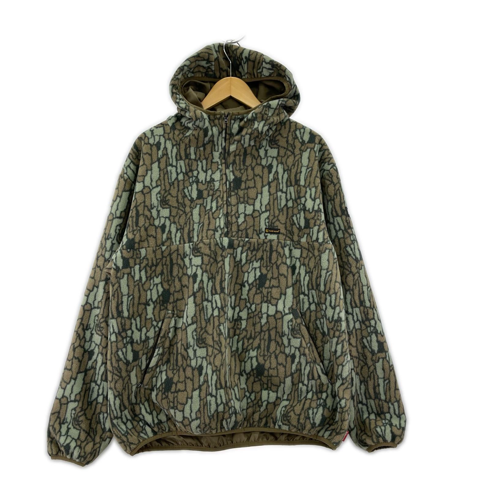 ブルゾン FLEECE NYLON PARKA ブラウン