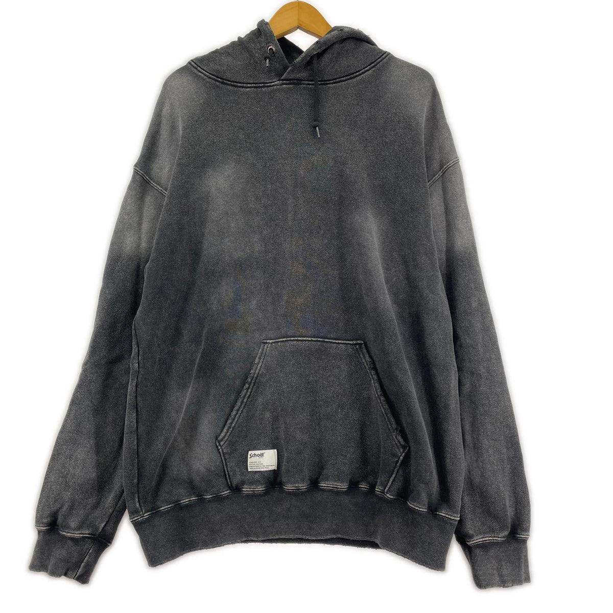 パーカー ASING HOODED SWEAT L ブラック