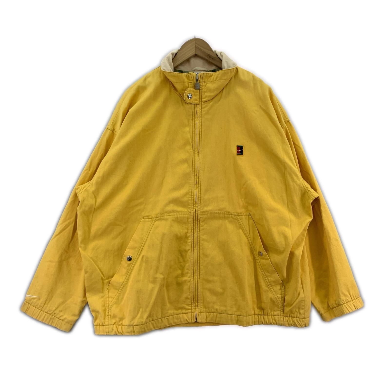 ジャケット 90S 白タグ ハリントンジャケット 黄 (XL) イエロー