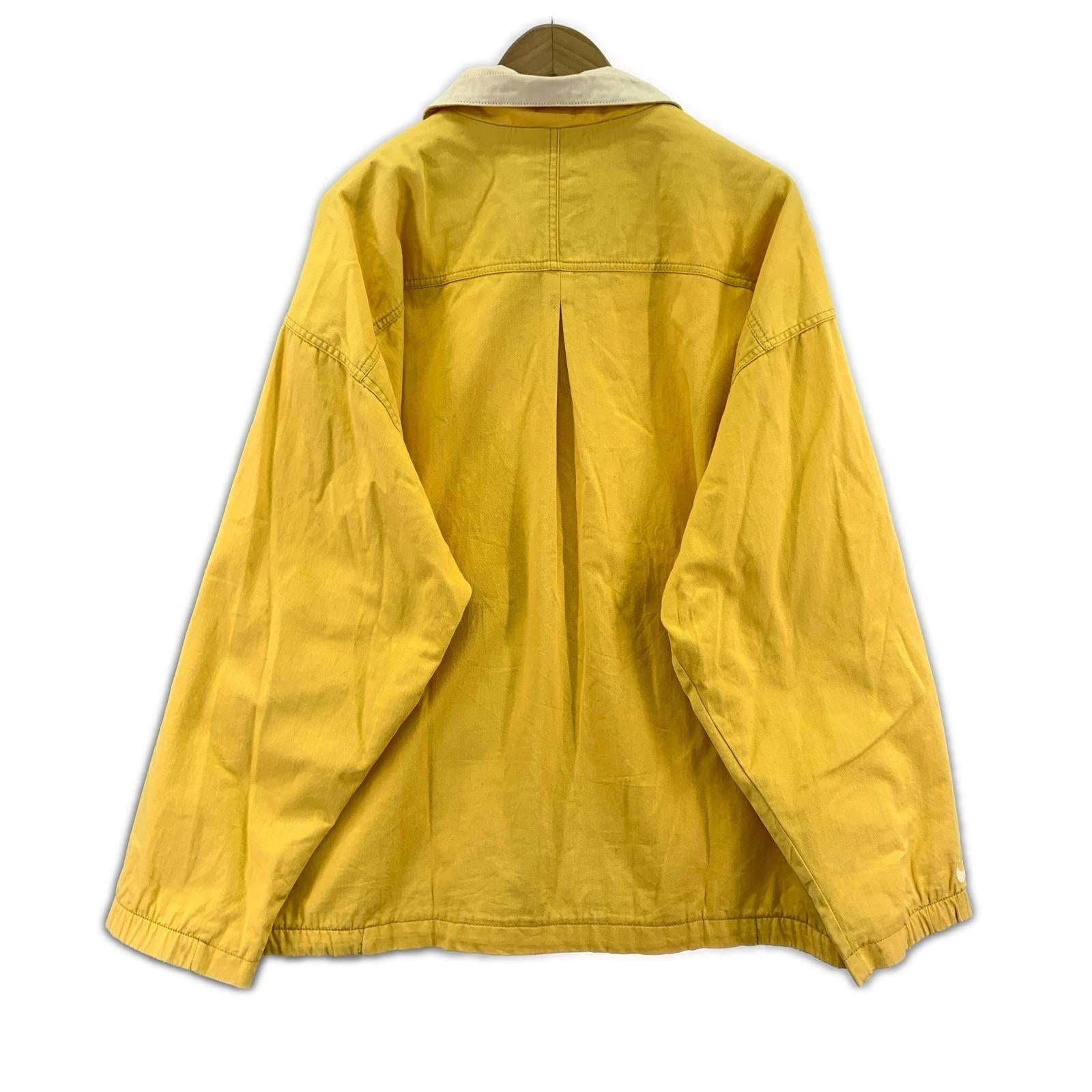 ジャケット 90S 白タグ ハリントンジャケット 黄 (XL) イエロー