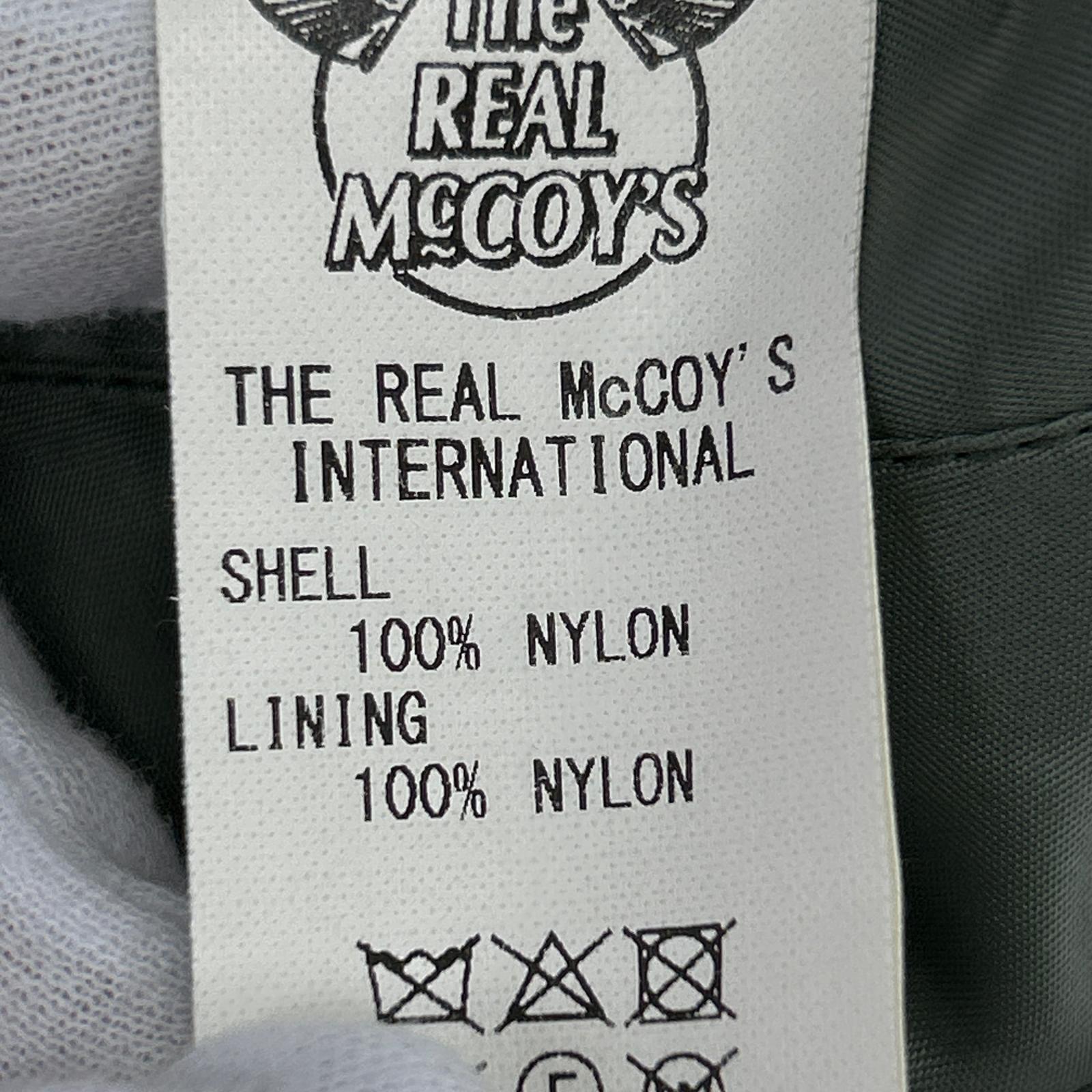 ジャケット TYPE MA-1 REAL McCOY MFG. CO. (S) S