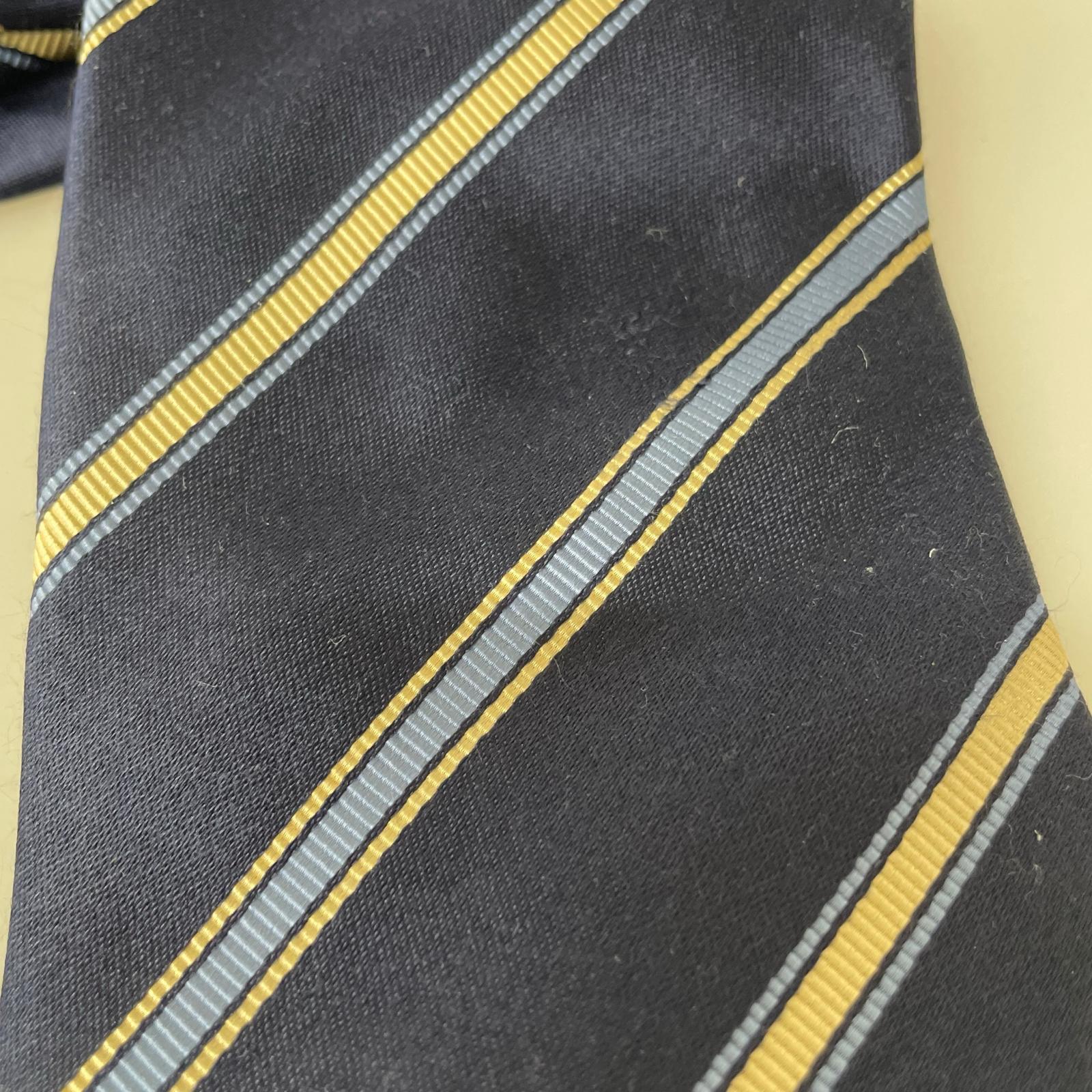 その他アクセサリー 総柄ネクタイ ネイビー