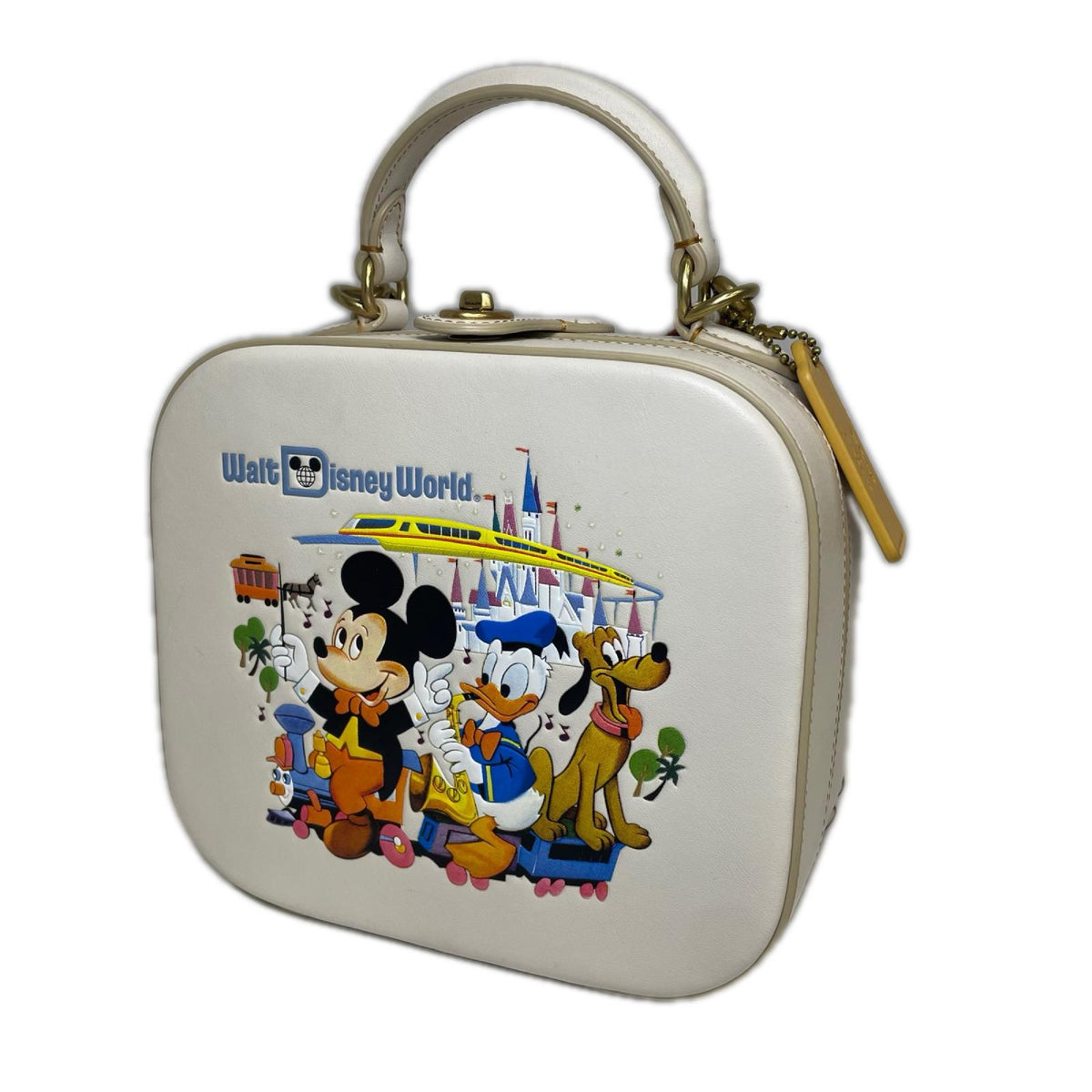 DISNEY/スクエア バッグ ウィズ ミッキーマウス&フレンズモチーフ
