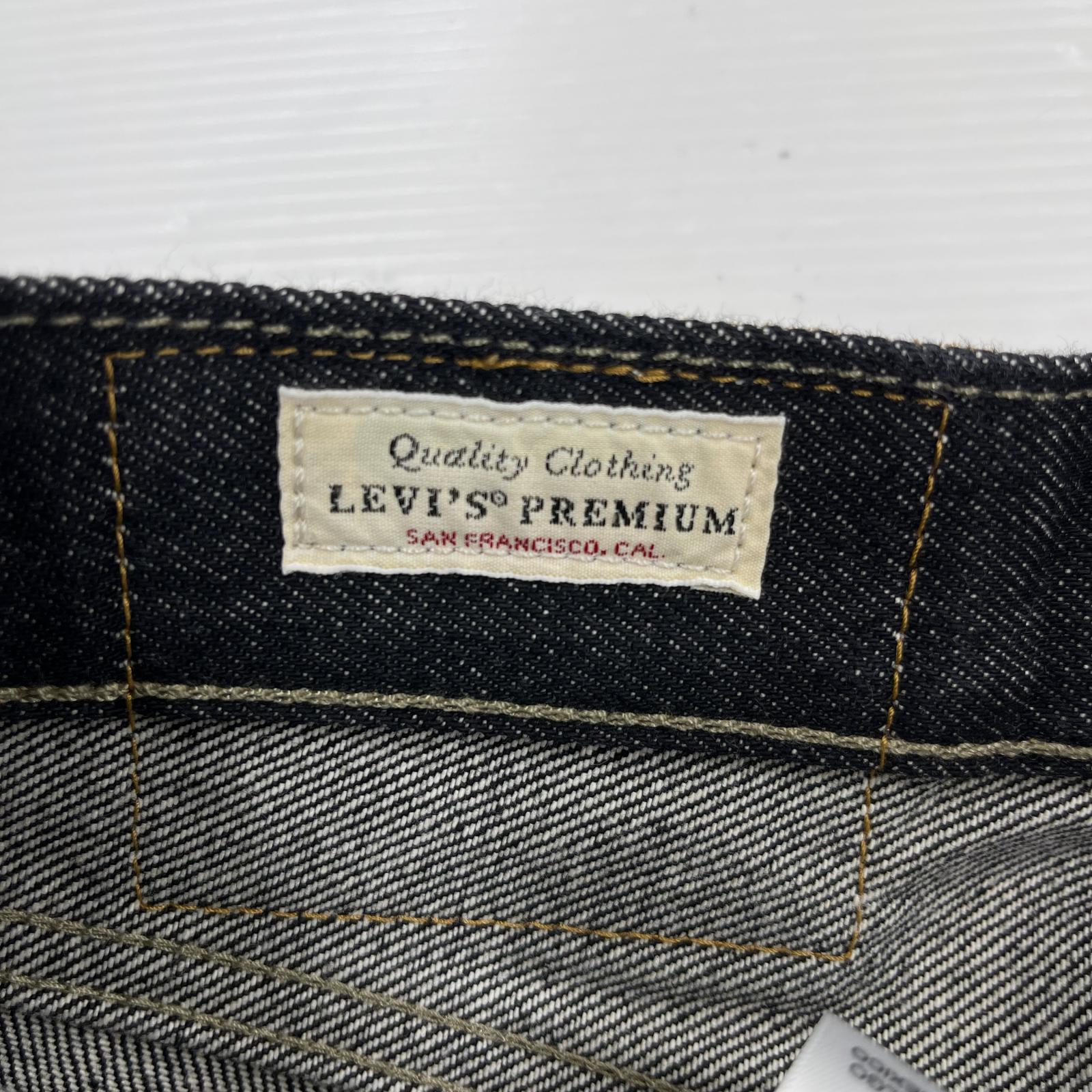 デニムパンツ PREMIUM/501 BLACK JEANS 32 ブラック