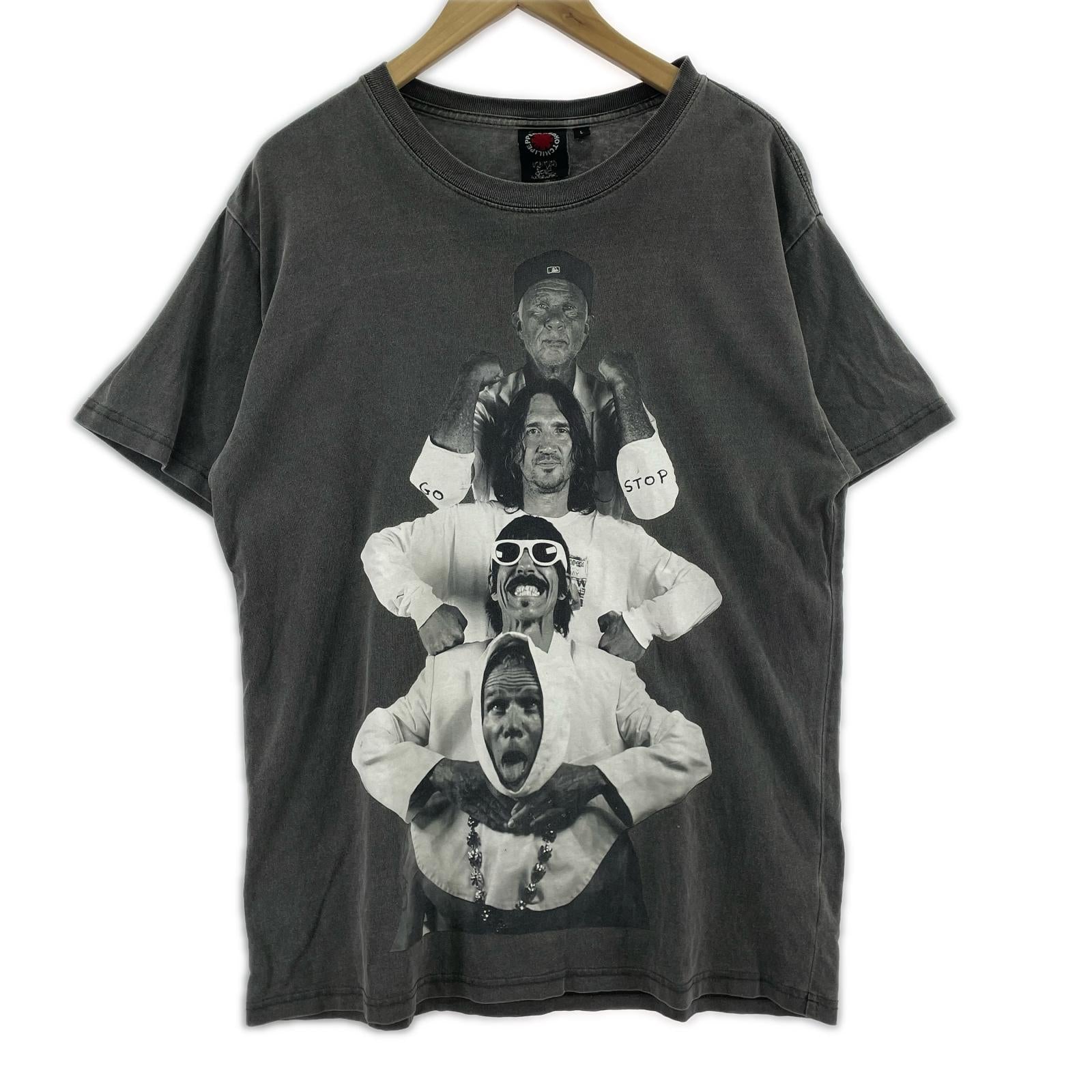 半袖Tシャツ 2024 Red Hot Chill Peppers ツアーT グレー (L) L ブラック