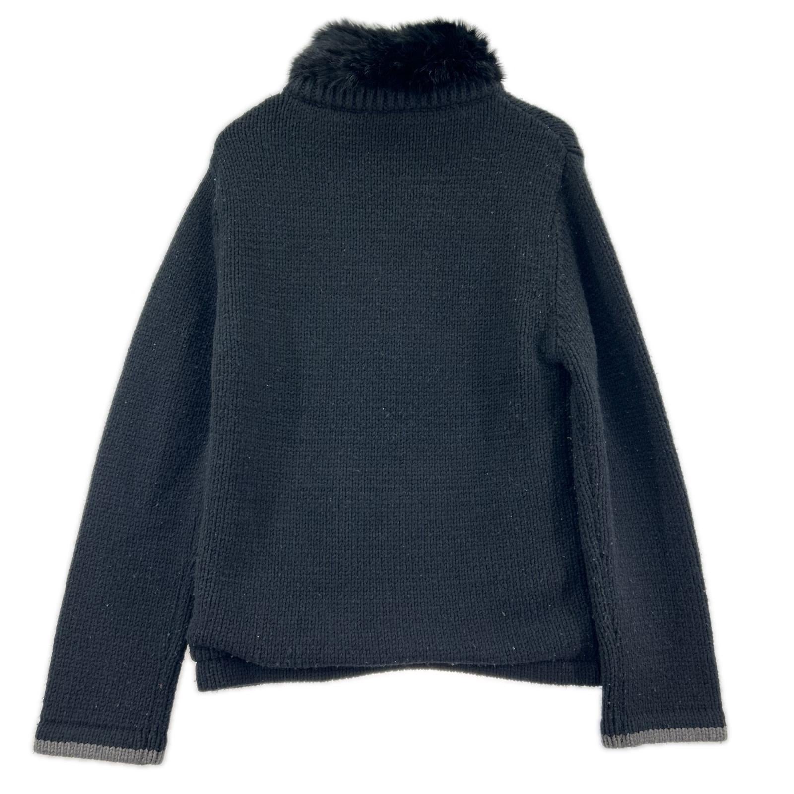 ジャケット ファー ニットジャケット 2 黒 BMT27-316-09 2 ブラック