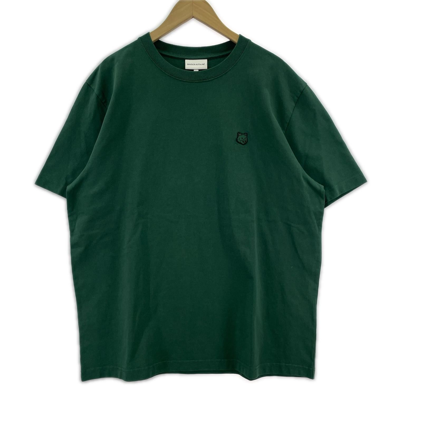 半袖Tシャツ ボールド フォックスヘッド パッチT 緑 (XL) グリーン