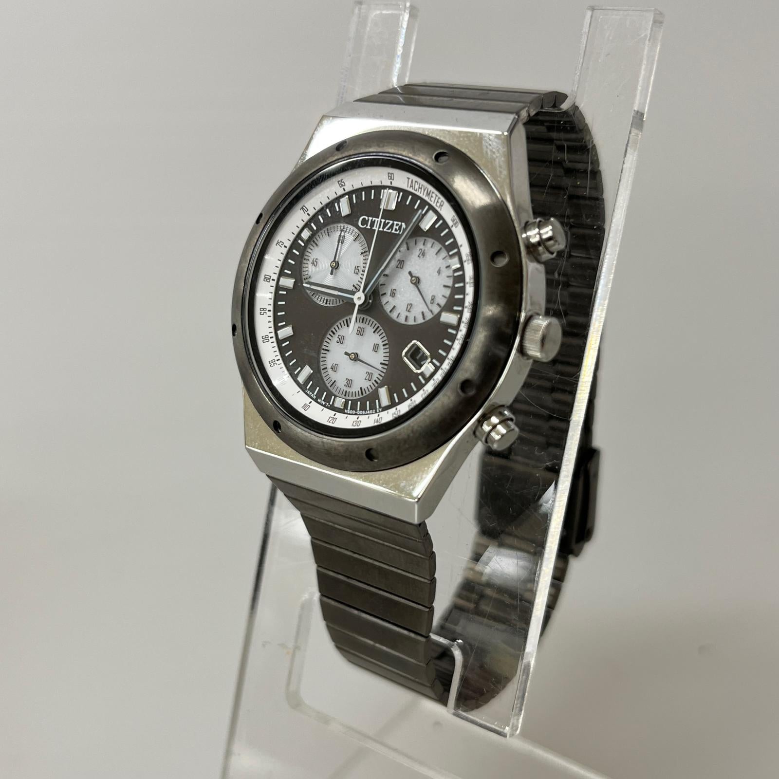腕時計 CITIZEN×BEAMS クロノグラフ 腕時計 ブラック