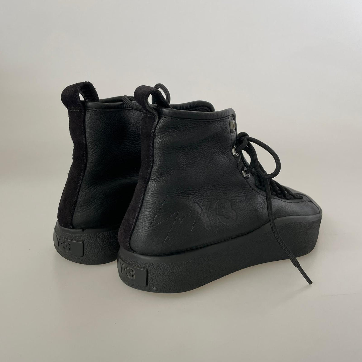 スニーカー Y-3 BASHYO II ハイカットスニーカー 27.5 ブラック 27.5cm (US9 1/2 UK9 EU45) ブラック
