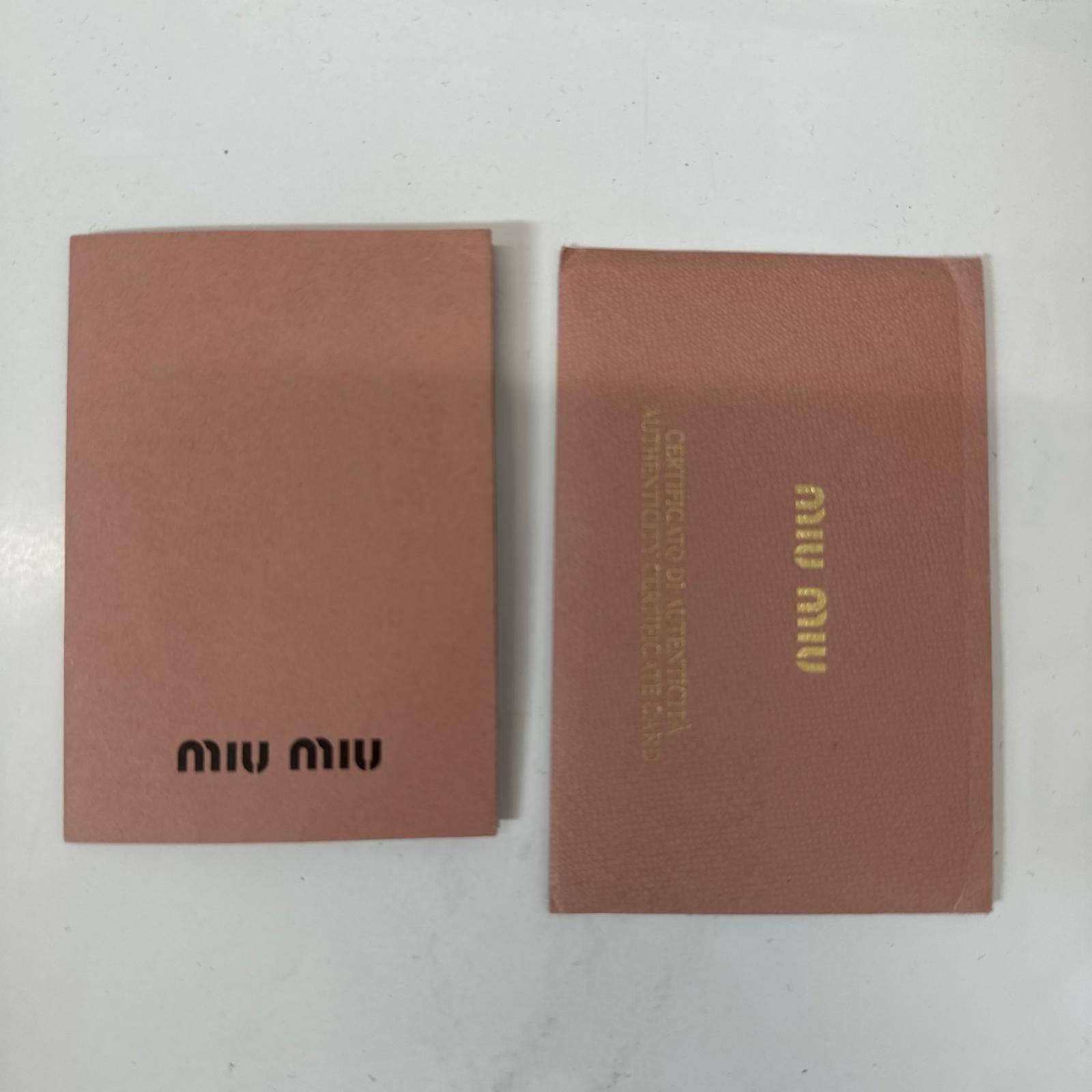 miumiu/マテラッセ/ハンドバッグ/青