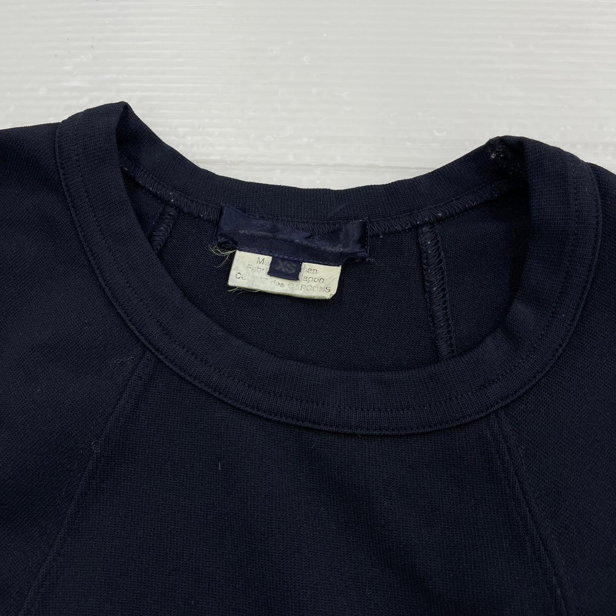 半袖Tシャツ パネルカットソー XS 紺 ネイビー