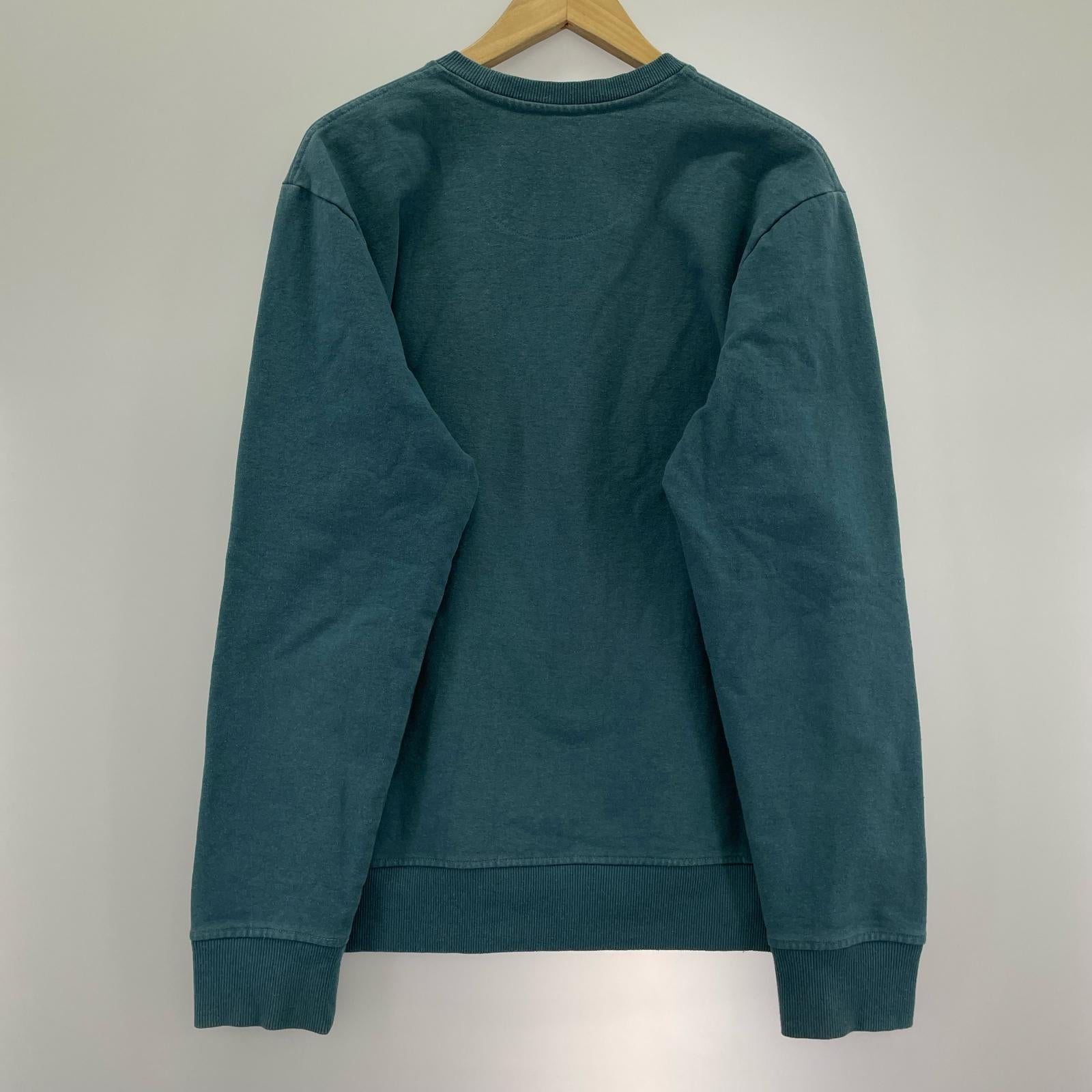 スウェット クルーネック 緑 (L) L グリーン