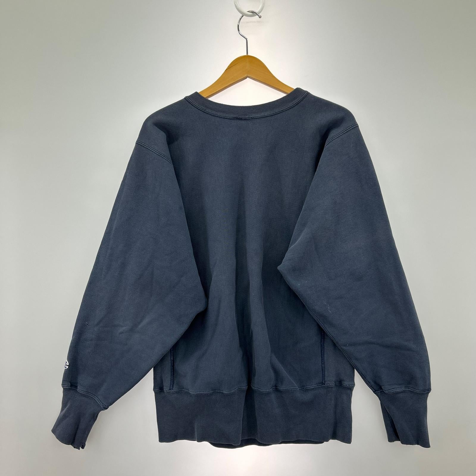 スウェット 90s REVERSE WEAVE ネイビー M M ネイビー