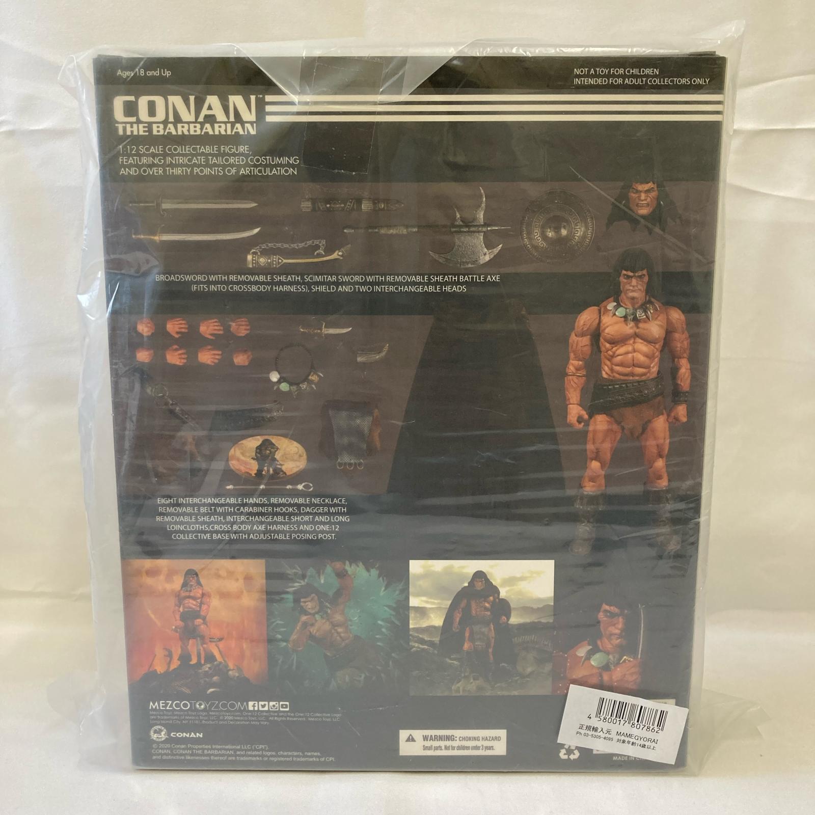 MEZCO TOYZ ONE:12コレクティブ コナン・ザ・バーバリアン フィギュア/グッズ