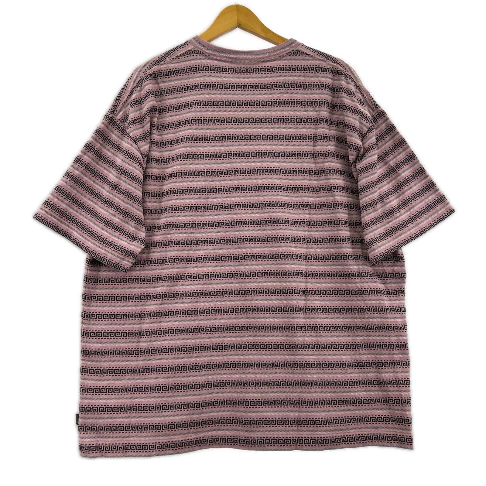 半袖Tシャツ SEDAN ALL-PURPOSE Jacquard Striped Tee ピンク