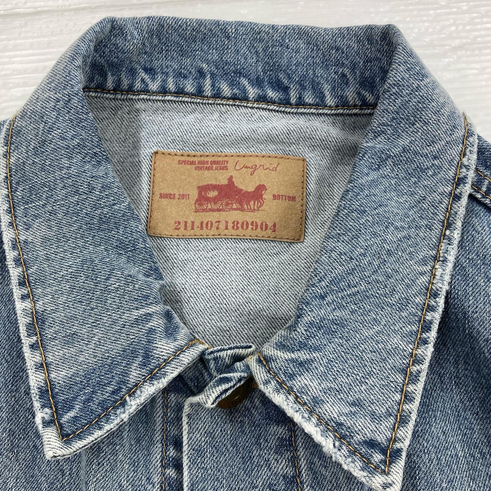 デニムジャケット ビッグシルエット フリー ブルー