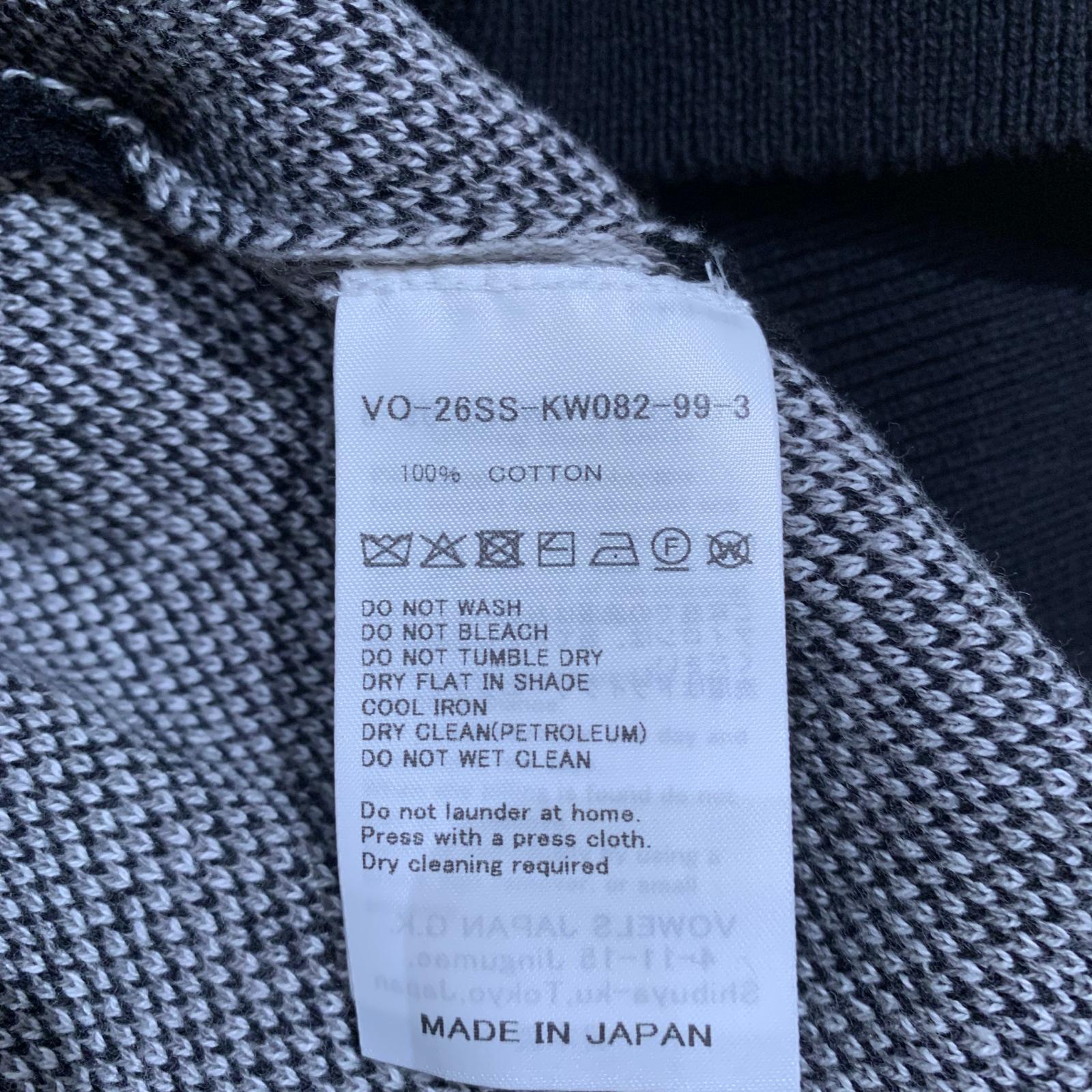 ベスト VOWELS 26SS コットンニットベスト