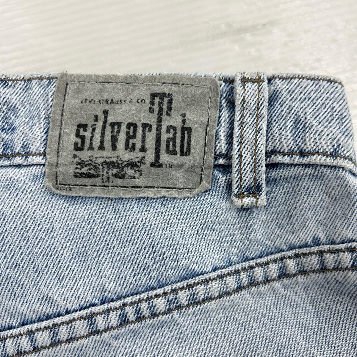 ショートパンツ SILVER TAB LOOSE ハーフパンツ ライトブルー (32) 32 ブルー