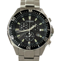 腕時計 CITIZEN エコドライブ クロノグラフ 腕時計 H500-S064538 ブラック