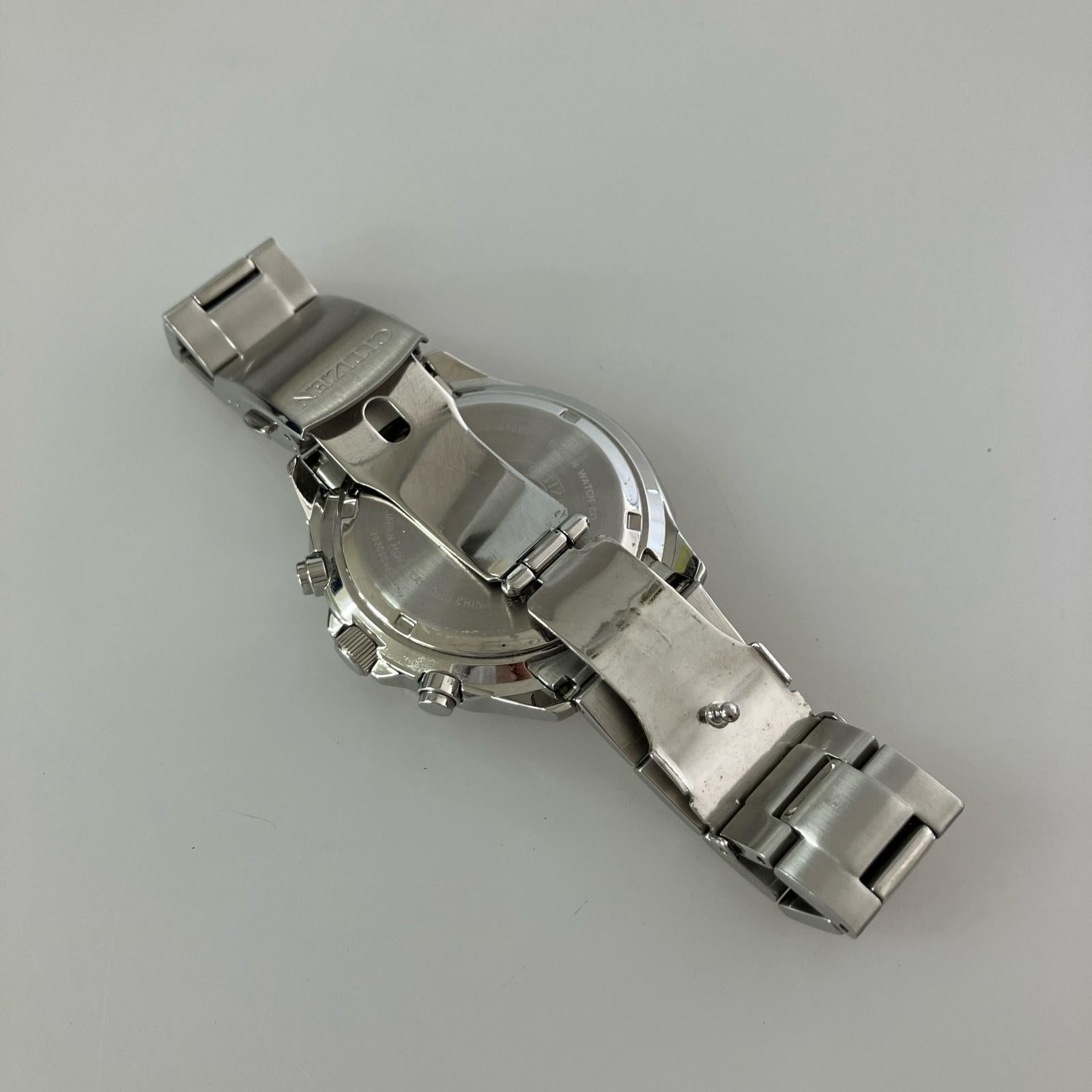 腕時計 CITIZEN エコドライブ クロノグラフ 腕時計 H500-S064538 ブラック