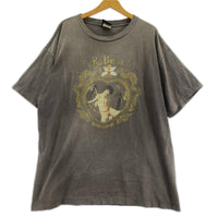 半袖Tシャツ エンジェルプリント XL ブラウン