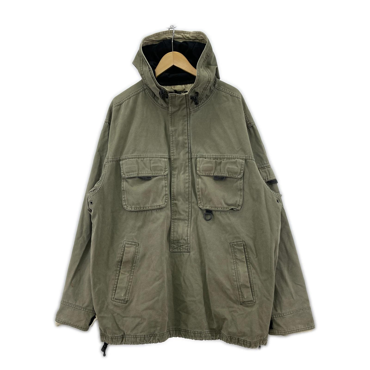 ジャケット Eddie Bauer LEGEND フィッシングアノラックジャケット L オリーブ L