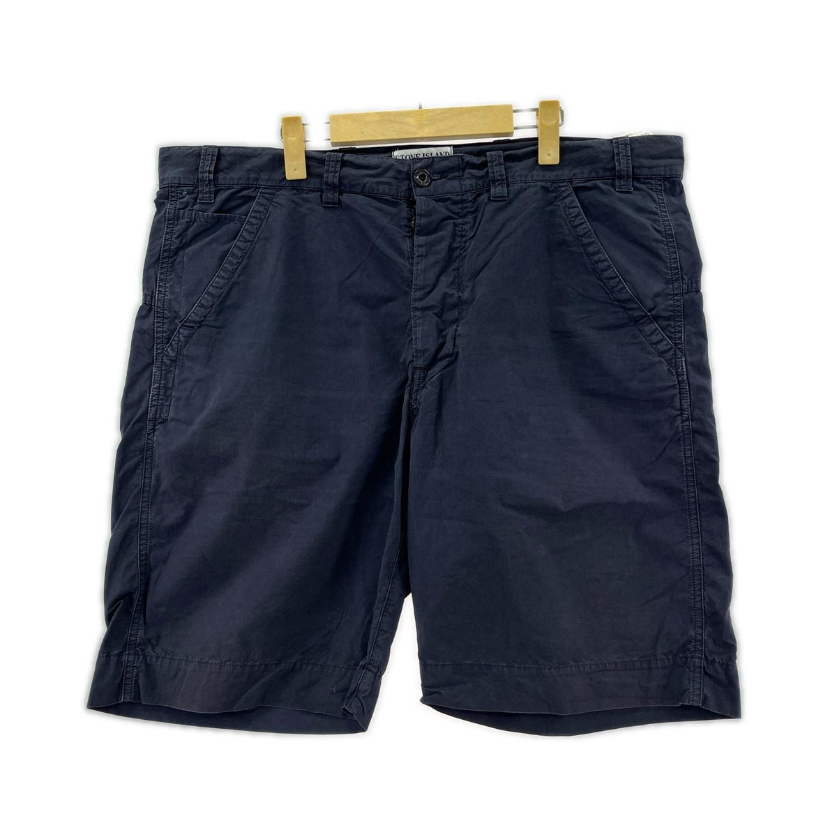ショートパンツ STONE ISLAND 00s コットン ハーフパンツ 56 ネイビー