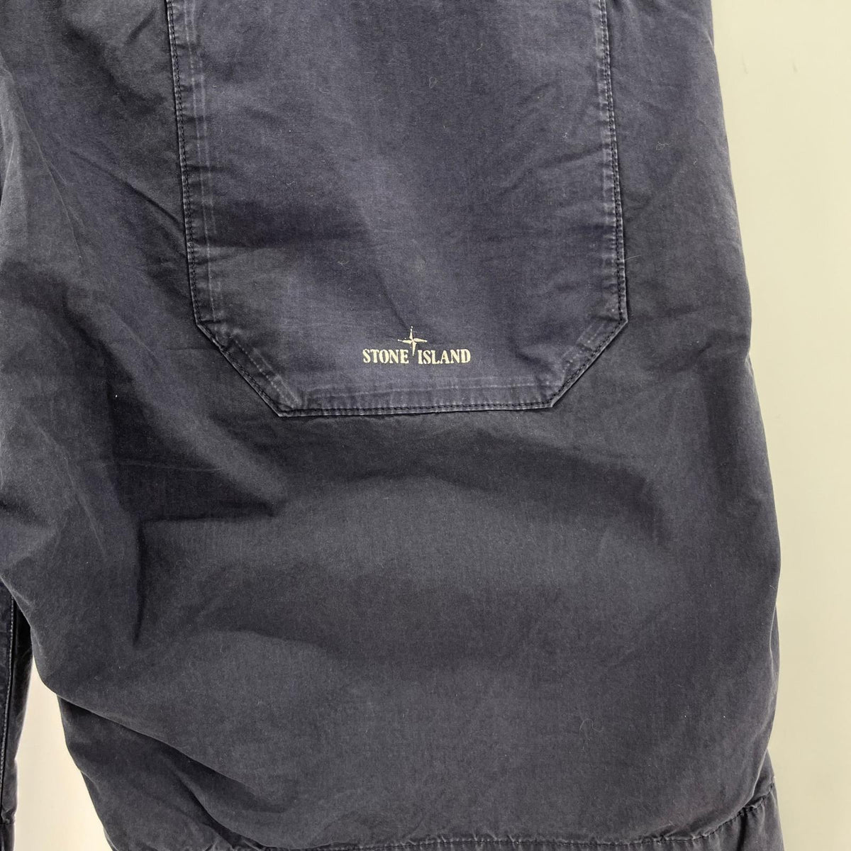ショートパンツ STONE ISLAND 00s コットン ハーフパンツ 56 ネイビー