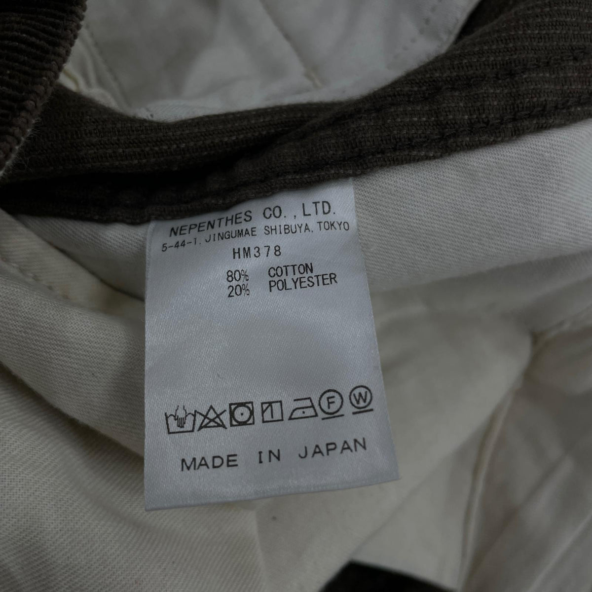 パンツ Corduroy H.D. PANT BRN S S ブラウン