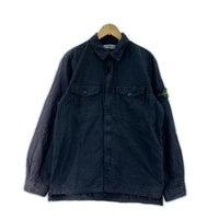 ジャケット STONE ISLAND 02AW ARCHIVE ガーメントダイツインポケットシャツ (L) L ブラック