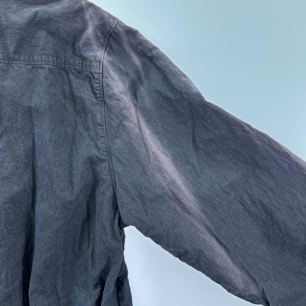 ジャケット STONE ISLAND 02AW ARCHIVE ガーメントダイツインポケットシャツ (L) L ブラック