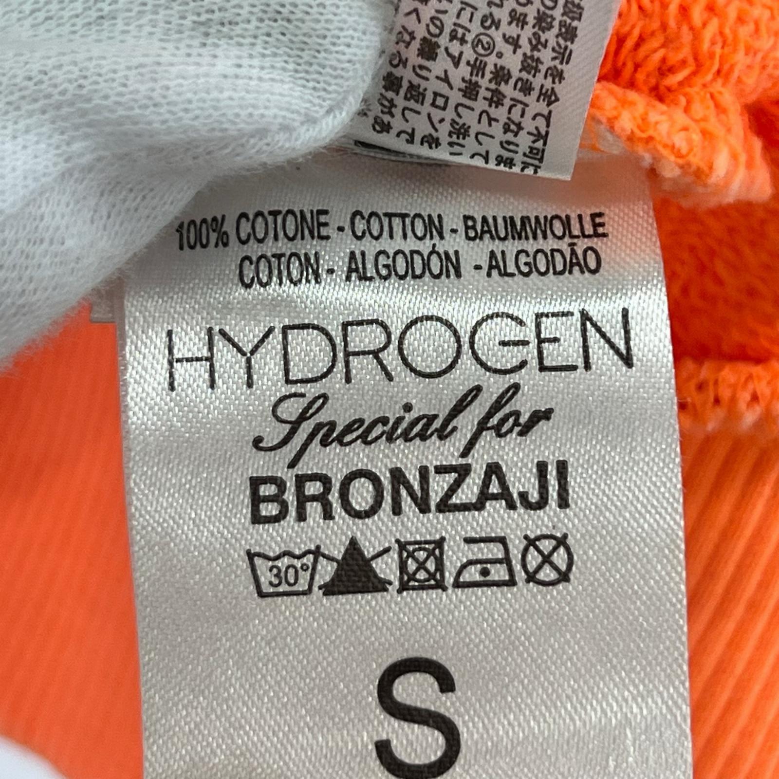 パーカー HYDROGEN ジップパーカー オレンジ (S) S オレンジ