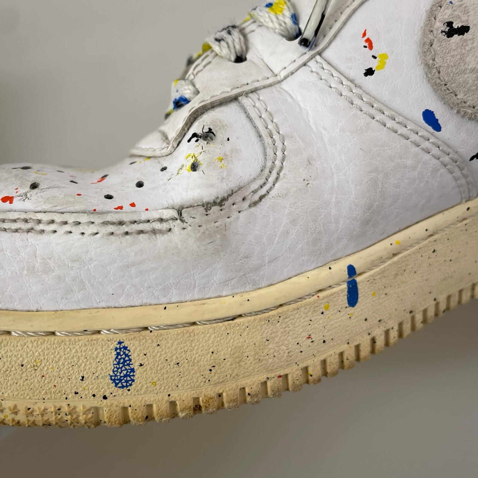スニーカー AF1 Low Paint Splatter 27.5cm ホワイト 27cm (US9 UK8 1/2 EU44)
