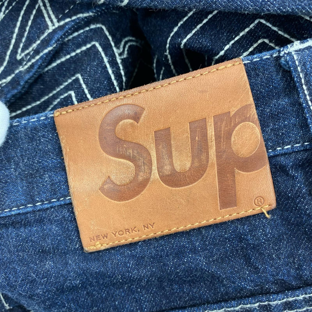 デニムパンツ 25SS Stars Topstitch Baggy Jean(32)インディゴ 32 ネイビー