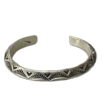 ブレスレット STERLING トライアングルバングル 約52g シルバー