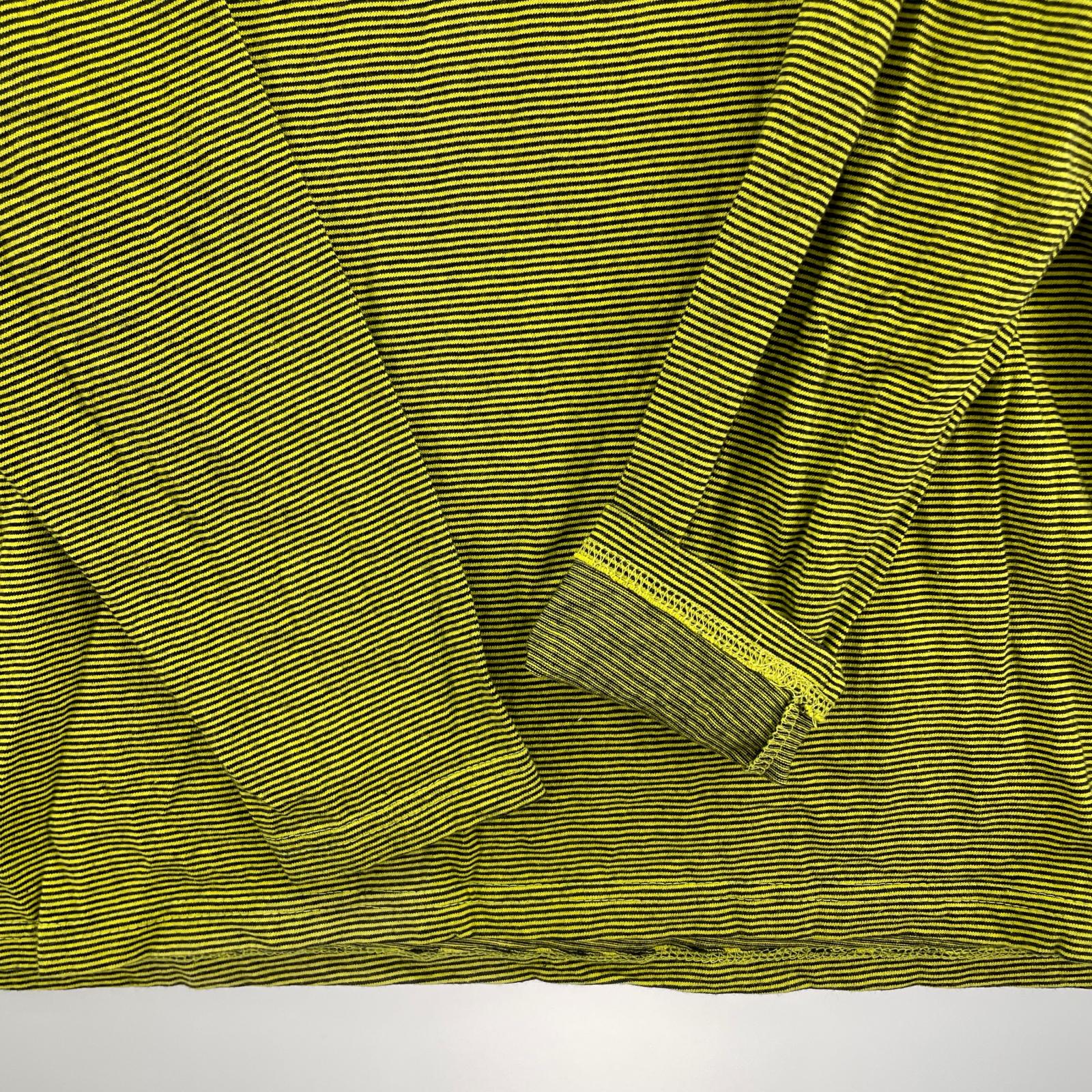 長袖Tシャツ PRAGMATIC ボーダー ハイネック(1) 1 グリーン
