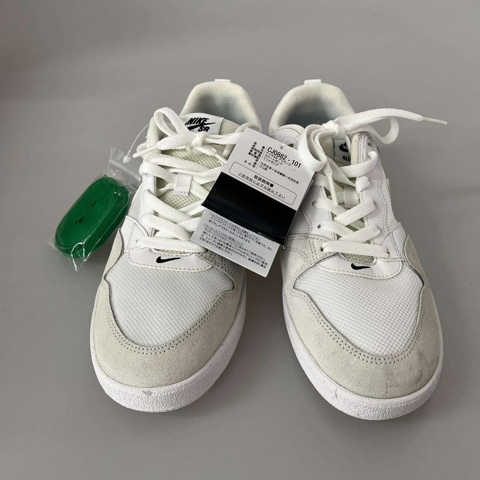 スニーカー NIKE SB ALLEYOOP 27.5 27.5cm (US9 1/2 UK9 EU45) ホワイト