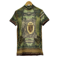 半袖Tシャツ JEAN PAUL GAULTIER MAILLE 99年 Money Print Top 総柄ニットソー 48