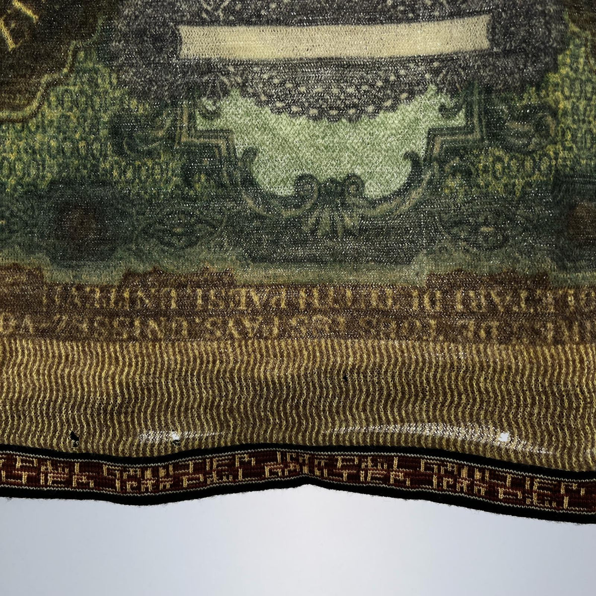 半袖Tシャツ JEAN PAUL GAULTIER MAILLE 99年 Money Print Top 総柄ニットソー 48