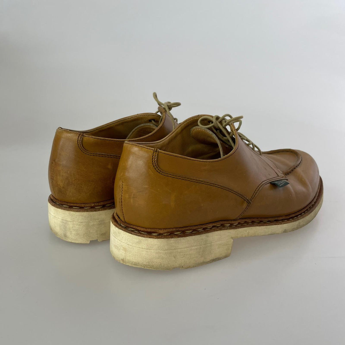 シューズ Paraboot×B&Y CHAMBORD シャンボード Uチップレザーシューズ 7 1/2F ベージュ ベージュ