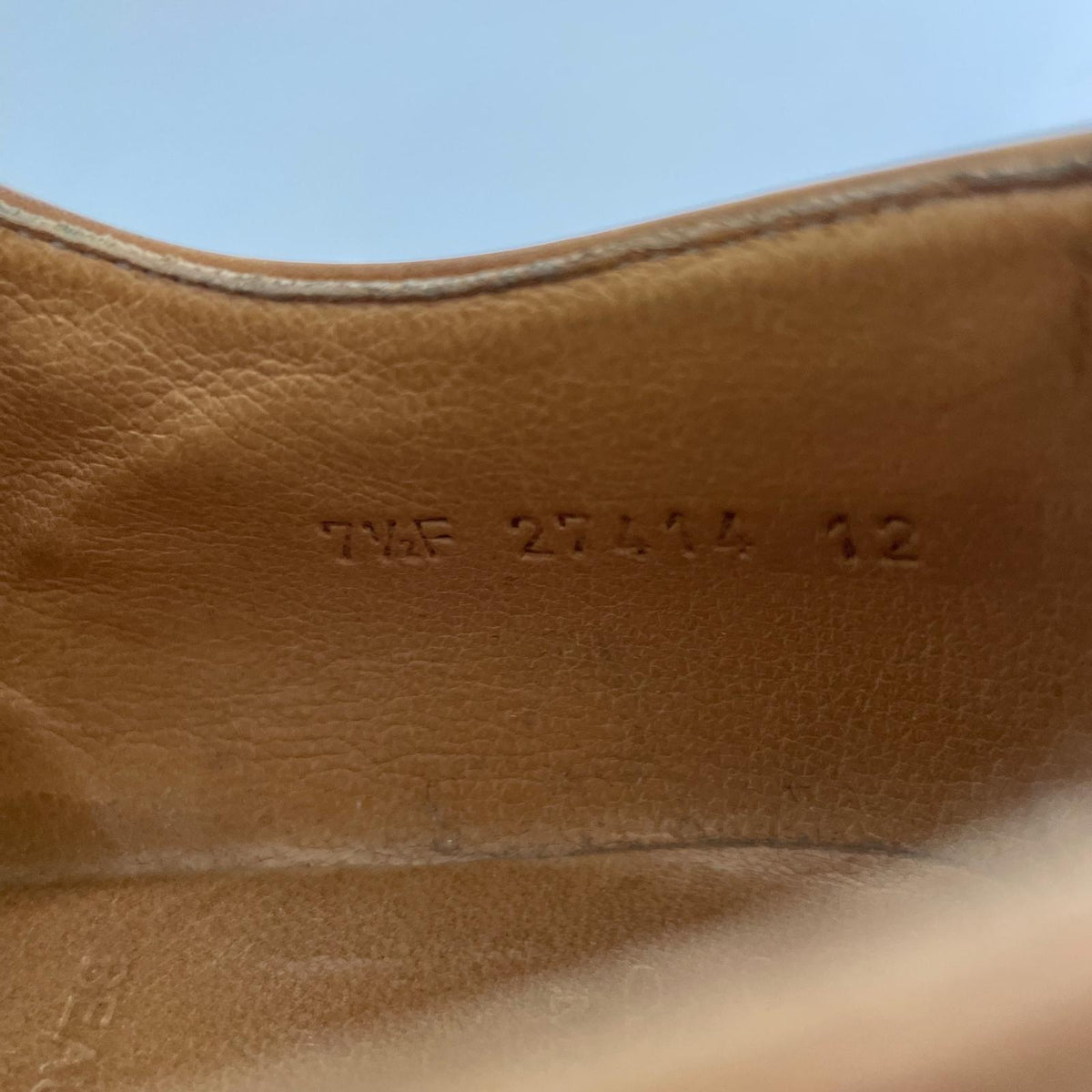 シューズ Paraboot×B&Y CHAMBORD シャンボード Uチップレザーシューズ 7 1/2F ベージュ ベージュ