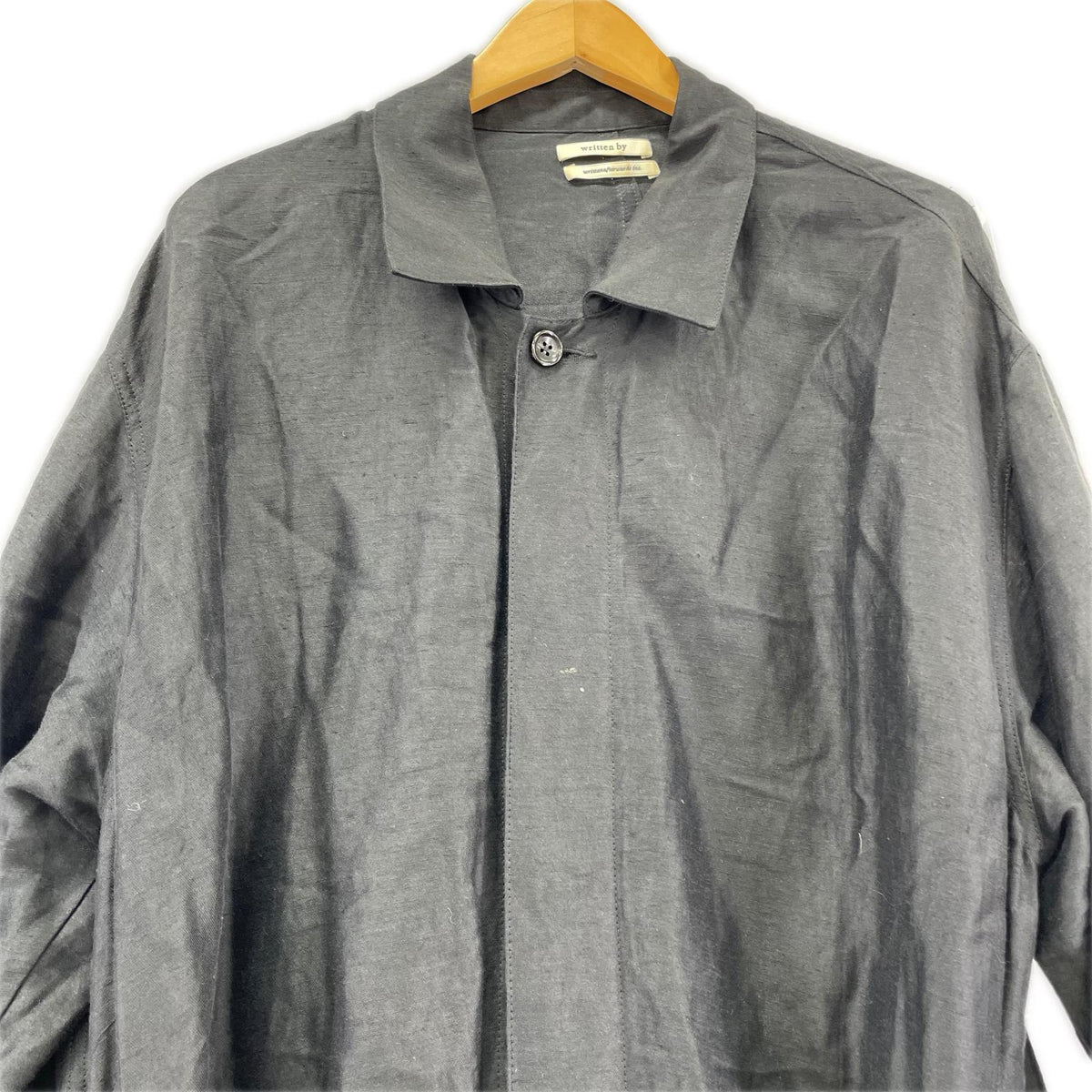 オーバーオール written by linen cupro all in one-black リネンオールインワン 3 ブラック 2 ブラック