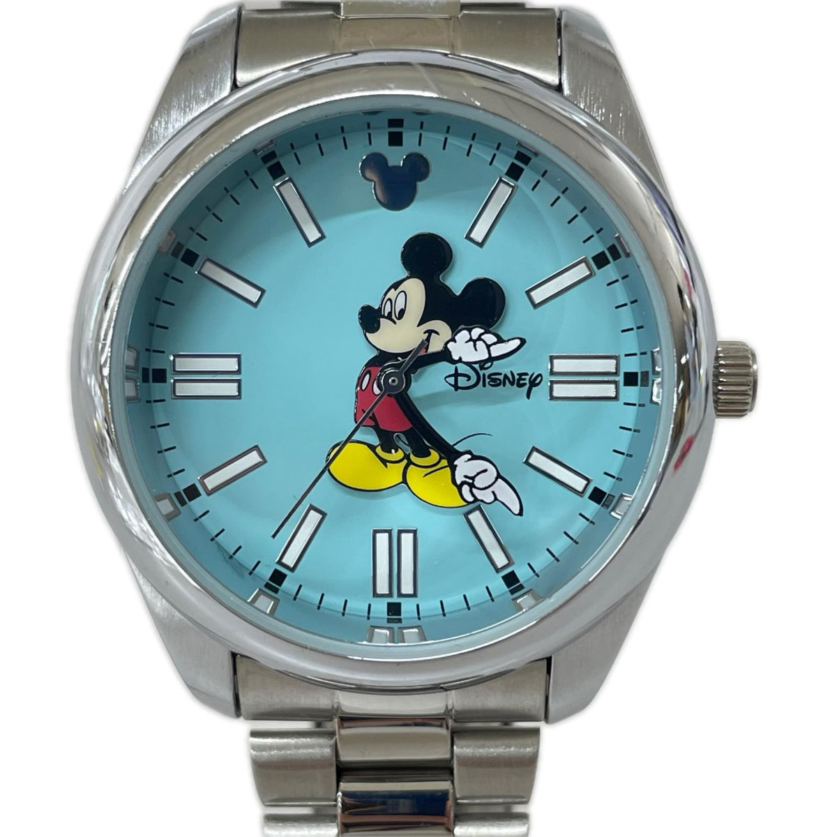腕時計 Disney MICKEY 水色文字盤
