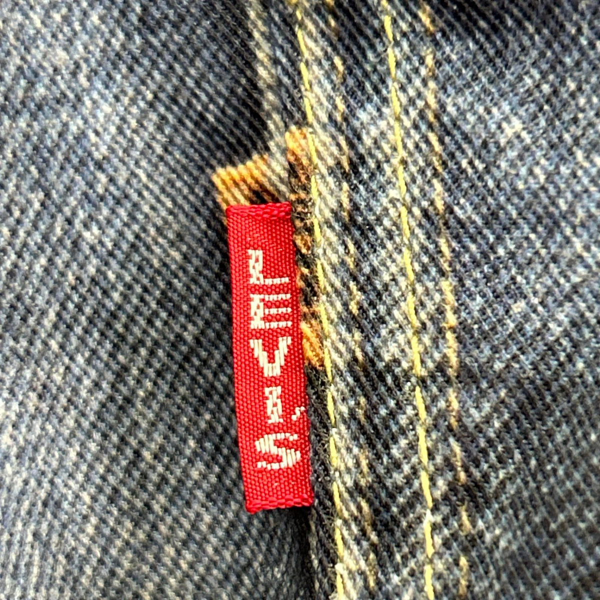 パンツ ×Levi's×BerBerJin 607E 転写 ブーツカット L L ネイビー